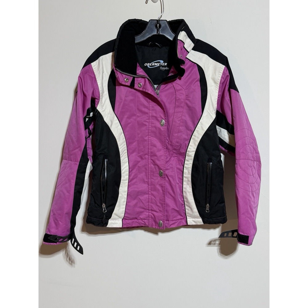 Vintage Obermeyer Ski jacket Snowboard Woman's 8 Pink Ridgeline Weather X4